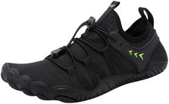Caspian Adventure HF - Outdoor Non - Slip Barefoot Shoes, Wide Toe Box, Lightweight and Breathable Quick Dry Daily Footwear Unisex Black