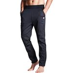 Souke Sports Winter Cycling Pants Windproof Athletic Biking Sweatpants Riding Black