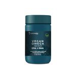 ZEROHARM Vegan Omega (EPA+DHA) | Supplement for men, women, and kids | Better health for the eyes, skin, muscles, bones, and joints | Sourced from algae | 60 Caps