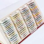 Bible Tabs Old and New Testament, Large Print and Easy-to-Read Bible Journaling Supplies, Personalized Bible Tabs for Women, Laminated 80 Bible Index Tabs (66 Books, 14 Blanks).