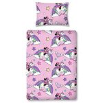 MinnieMouse Believe Junior Toddler Duvet Cover Set Pink