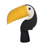 Beachcombers 3.75" Silicone Toucan Tea Infuser Yellow