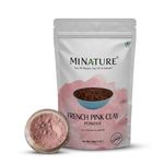 minature French Pink Clay Powder|Montmorillonite Pink-Clay|French Rose Clay|100% Pure & Natural Face Mask |Cruelty & Chemical Free, 227G/1/2 Lbs/8 Oz