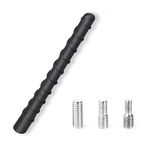 NewTH Car Antenna 18CM Rod Roof Aerial Replacement FM/AM DAB Universal Car Aerial Radio Vehicle Rubber Antenna Mast Car Truck Antenna,Screws M4 M5 M6,Black