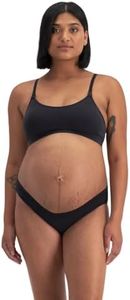 Bonds Women's Cotton Blend Maternity Bikini Brief, Black, 16REG