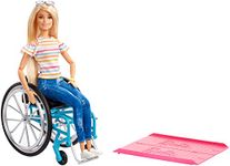 Barbie Fashionistas Doll, Blonde with Wheelchair and Ramp