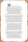 If Poem by Rudyard Kipling Poster V