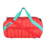 American Tourister PIXO 52 cms Polyster Duffle Bag for Travel | Bag for Travelling with Detachable & Adjustable Shoulder Strap, Red and Turquoise