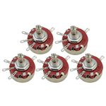 WTH118 470K ohm 2W Rotary Potentiometer 4Pin 6mm Round Shaft Carbon Wire Wound Linear Variable 5pcs