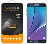 Supershieldz 0.3mm Tempered Glass Screen Protector with Anti-Scratch, Anti-Fingerprint, Bubble Free -Crystal for Samsung Galaxy Note 5 - Retail Packaging