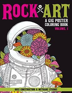 Rock Art: Gig Poster Coloring Book: Volume 1