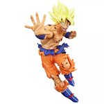 AUGEN DBZ Goku 3 Action Figure Limited Edition for Car Dashboard, Decoration, Cake, Office Desk & Study Table (18cm)(Pack of 1)