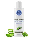 The Moms Co Natural Green Tea Face Toner l Controls Sebum l Fights Acne l Tightens Pores l Hydrates & Soothes l Aloe Vera & Cucumber (Pack of 200ML)