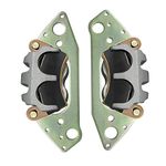 Left & Right Front Brake Calipers & Pads Sintered for Polaris RZR 4 800 900 1000 Ranger 500 570 700 800 900 Diesel Brutus GEM