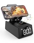 Bluetooth Speaker ancipure Phone Stand portable Speakers Wireless Bluetooth, Adjustable Phone Holder with LCD Digital Alarm Clock, HD Surround Sound, Gifts for Men and Women Wireless Bluetooth Speaker