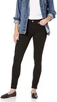 True Religion Women's Jennie Mid Rise Curvy Fit Skinny Ankle Jean, 2sb Body Rinse Black, 29W