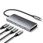 UGREEN 10Gbps USB C Hub, 4 Ports USB C 3.2 Gen 2 Hubs, Type-C Multiport Splitter Compatible with MacBook Pro 2021/2018, MacBook Air, iPad Pro 2022/2020/2018, iPad Mini 6 and iPhone 15, etc