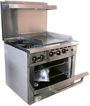 Commercial Range&Oven 36" Width, 2 