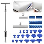 Luqixcey Car Dent Puller with T Bar,Car Dent Remover for Car Dent Repair,Car Dent Removal Kit for Metal Surface Dent Removal,Dent Remover Tool for Car