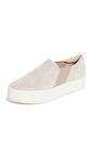 Vince Women's Warren Platform Slip-On Sneakers, Pearl, 7.5