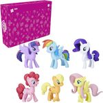 Friendship is Magic Toy Meet The Mane 6 Collection Set - 6 Pony Figures Including Twilight Sparkle, Kids Ages 3 and Up
