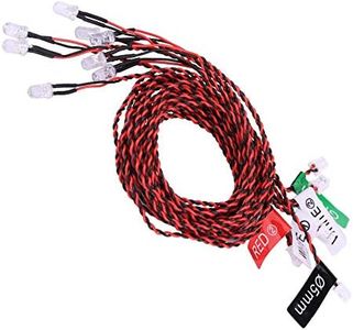 Luz Intermitente RC, Kit de Sistema de Iluminación de 8 LED Simulación de Luces Intermitentes para RC Avión Helicóptero