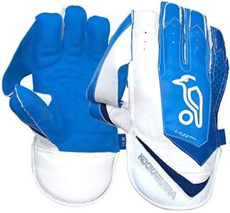 KOOKABURRA Unisex-Youth 2020 SC 3.1 Wicket Keeping Gloves, White/Blue