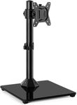 Gadget Wagon 13-32 inch Single Monitor Stand Adjustable Height Swivel Universal Screen Freestanding