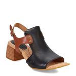 BORN Women's, Sylvie Sandal, Black/Brown, 7