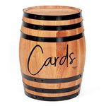 Motor City Barrels - Wedding Reception - White Oak- Barrel Card Holder