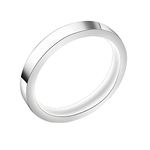 ANAZOZ Mens Rings Engraved I Love You,Stainless Steel Rings for Men Silver Round Simple Silver 3mm Diameter 47(15.0)