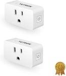 Smart Plug 2.4G WiFi YUTRON Smart Life Plugs WiFi Smart Outlets Wireless Sockets Works with Alexa, Echo Dot,Google Home, Timer Switch, 10A, Long Reception Range, No Hub Required, White, 2 Pack