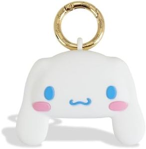 Sonix x Sanrio Silicone Protective Cover Compatible with Apple AirTag - with Attachment Loop and Carabiner Keyring | Cinnamoroll