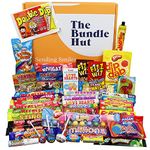 Retro Sweets Gift Box Hamper Selection Box from The Bundle Hut: Packed with 43 Different Old School 90's Retro British Sweets, Gift for Christmas, Birthdays, 1.2kg