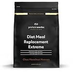 Protein Works - Diet Meal Replacement Extreme Shake, 200 Calorie Meal, High Protein Meal, Supports Weightloss, 16 Servings, Choc Hazelnut Heaven, 1kg