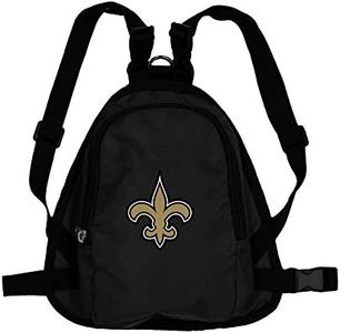 Littlearth Unisex-Adult NFL New Orleans Saints Pet Mini Backpack, Team Color, Medium