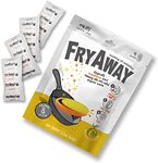 FryAway Pan Fry Cooking Oil Solidifier, As Seen on Shark Tank, Solidifies up to 8 Cups - Plant-Based Cooking Oil Solidifier Powder that Turns Used Oil into a Solid, Fry Oil Away for Mess-Free Cleanup and Disposal - Easy to Use, Made in the USA, Kosher