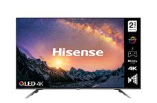 Hisense 50E76GQTUK QLED Gaming Series 50-inch 4K UHD Dolby Vision HDR Smart TV with YouTube, Netflix, Freeview Play and Alexa Built-in, Bluetooth and WiFi, TUV Certificated (2021 NEW)