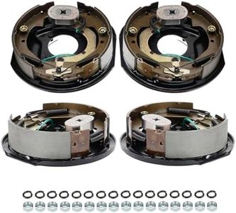 Youxmoto 10 x 2-1/4 Trailer Electric Brake Assembly (2 Right Hand+ 2 Left Hand), for 3,500 lbs to 4,000 lbs Trailer Axles Electric Brakes Kit. 2 Pairs