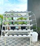 WE Hydroponics 42 Planter Hydroponics (NFT/DFT) System – Home Hydroponics kit with Stand (Vertical Half A Shaped)
