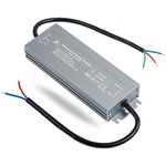 DUSKTEC Slim LED Transformer 12V 60W, IP67 LED Driver 5A Power Supply, AC 240V to 12V DC Waterproof Constant Voltage Adapter for Outdoor LED Bulbs Strip Lights