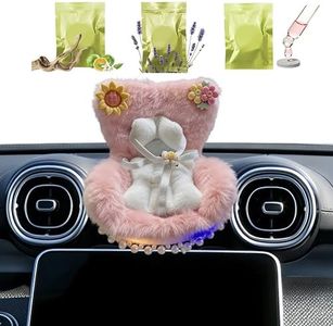 Car Air Freshener Vent Clip with Light Used for Labubu Car Seat,Have A Seat Compatible with Labubu Accessories