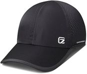 GADIEMKENSD Sport Caps Running Hat Golf Hats Mens Baseball Cap Quick Dry Lightweight Breathable Trucker Hat Outdoor Hiking Run A Go Dad Unstructured Soft Breezy Coll Thin Mesh Hat for Men Women Black