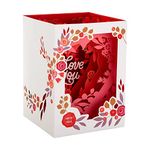 Hallmark 3D Pop-Up Valentine's Day Card - We Found Each Other Musical Design,Pink & White,25565245