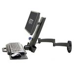 Ergotron 200 SERIES COMBO ARM WALL MOUNT BLACK