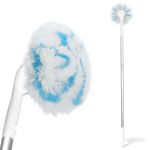 Fieploom Tub Tile Scrubber Brush with 48" Long Handle, 2026 Version 1 Pc Non-Scratch Soft Tub Mop, All-in-One Adjustable Bathroom Brush for Bathtub, Shower, Sink, Faucet, and Wall Tile (1)