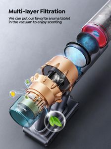 SMOTURE Cordless Vacuum Cleaner – 600W Powerful Suction