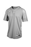 Mizuno Aerolite 2-Button Baseball Jersey, Grey, Medium