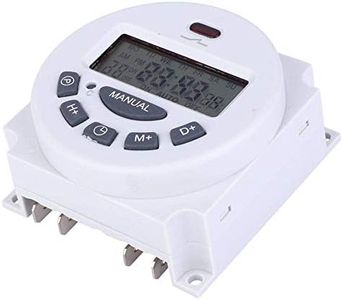 Digital Time Switch, Mini L701 LCD Digital Programmable Control Power Timer Relay Switch for Lights and Electric Boxes (24V)