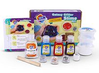 DIYScience® Galaxy Glitter Slime Kit, 6 to 99 Years, Thick and Scented PVA Slime Glue Blue, Pink & Purple, Slime Activator, Exotic Sprinkles - Glitters, Stars & Unicorns